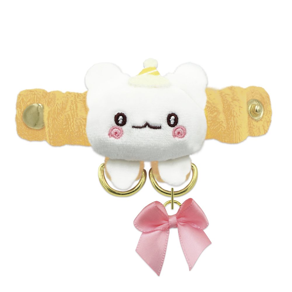 はなまるおばけ ペアストラップホルダー イエロー 8203-719 (HANAMARUOBAKE Pair Strap Holder Yellow 8203-719)