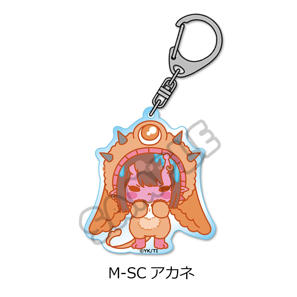 銀河特急 ミルキー☆サブウェイ アクリルキーホルダー(mochocho第2弾) M-SC アカネ ("MILKY SUBWAY THE GALACTIC LIMITED EXPRESS" Acrylic Key Chain (mochocho Vol. 2) M-SC Akane)