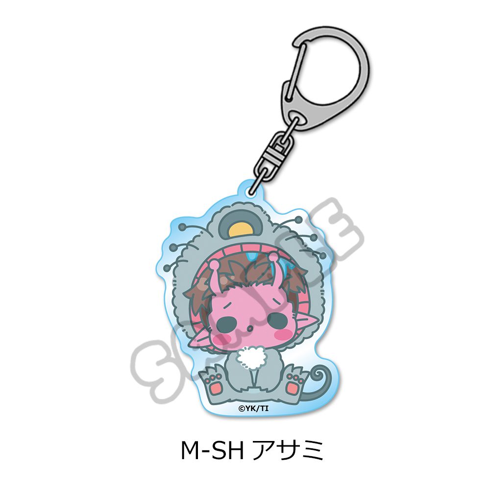 銀河特急 ミルキー☆サブウェイ アクリルキーホルダー(mochocho第2弾) M-SH アサミ ("MILKY SUBWAY THE GALACTIC LIMITED EXPRESS" Acrylic Key Chain (mochocho Vol. 2) M-SH Asami)