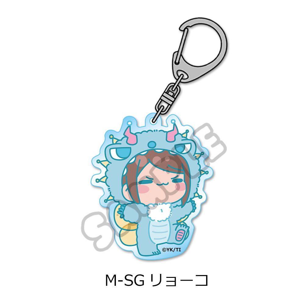 銀河特急 ミルキー☆サブウェイ アクリルキーホルダー(mochocho第2弾) M-SG リョーコ ("MILKY SUBWAY THE GALACTIC LIMITED EXPRESS" Acrylic Key Chain (mochocho Vol. 2) M-SG Ryoko)