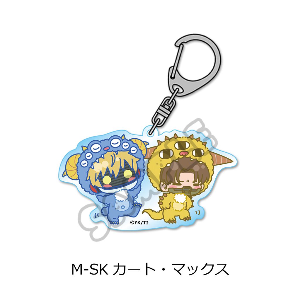 銀河特急 ミルキー☆サブウェイ アクリルキーホルダー(mochocho第2弾) M-SK カート・マックス ("MILKY SUBWAY THE GALACTIC LIMITED EXPRESS" Acrylic Key Chain (mochocho Vol. 2) M-SK Kurt & Max)
