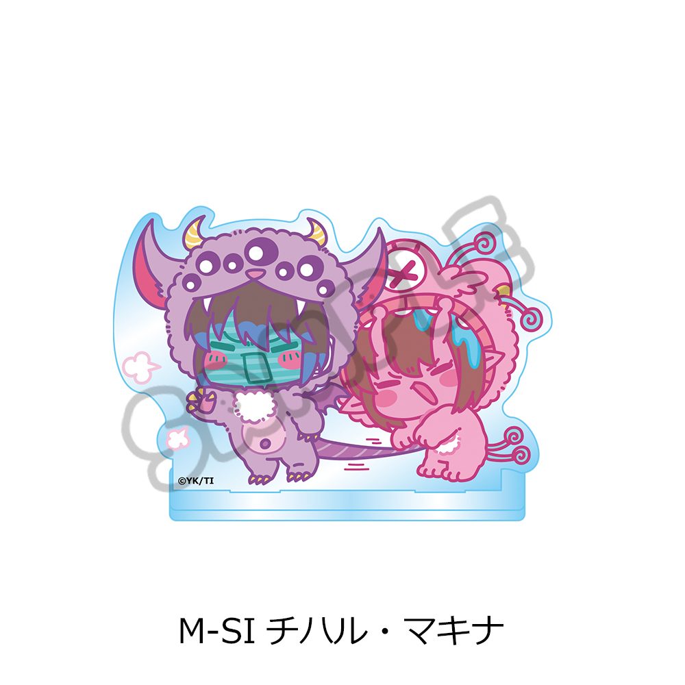 銀河特急 ミルキー☆サブウェイ アクリルスタンド(mochocho第2弾) M-SI チハル・マキナ ("MILKY SUBWAY THE GALACTIC LIMITED EXPRESS" Acrylic Stand (mochocho Vol. 2) M-SI Chiharu & Makina)