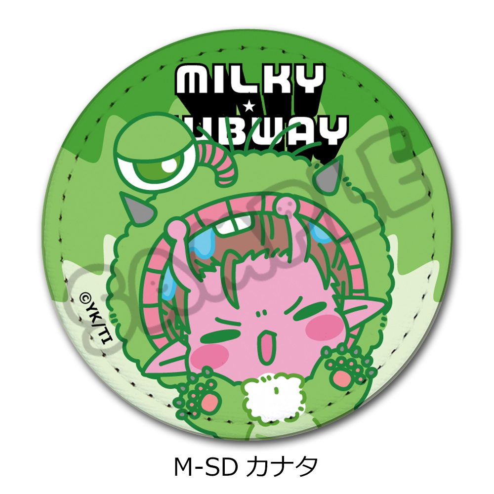 銀河特急 ミルキー☆サブウェイ レザーバッジ(丸形)(mochocho第2弾) M-SD カナタ ("MILKY SUBWAY THE GALACTIC LIMITED EXPRESS" Leather Badge (Round) (mochocho Vol. 2) M-SD Kanata)