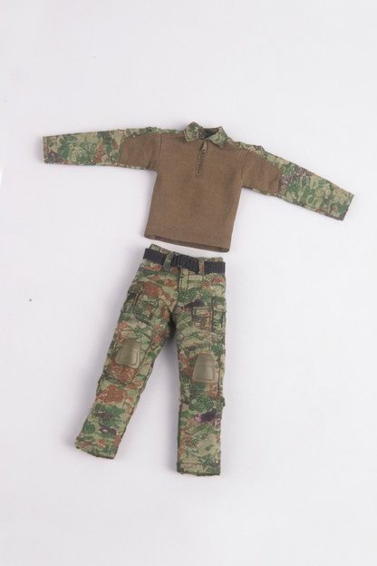 GOOMOO G3コンバットウェア 1/12スケール可動フィギュア用着せ替え服 GM-J-001-A (GOOMOO PLAY G3 COMBAT UNIFORM SET FOR 1/12 SCALE ACTION FIGURES GM-J-001-A)