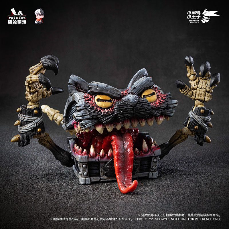 Yototoy YTBD-003 ミミック 猫の宝箱 1/12スケール 可動フィギュア (YOTOTOY YTBD-003 MIMIC CHEST CAT 1/12 SCALE ACTION FIGURE)