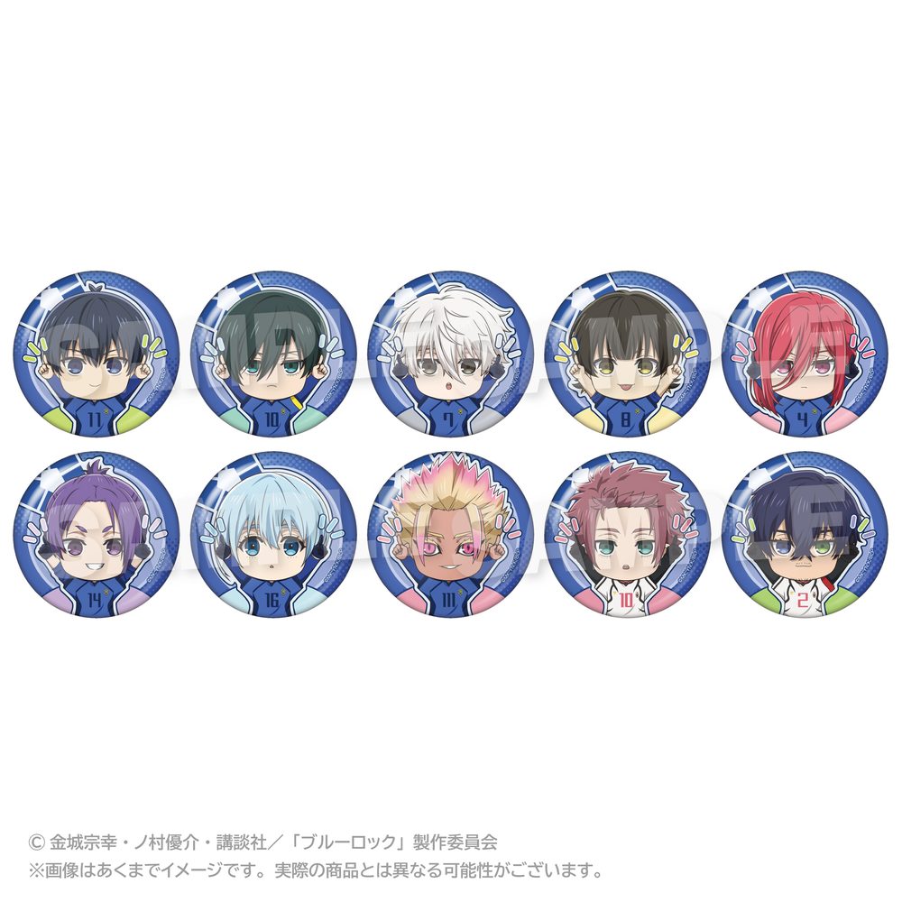 ブルーロック トレーディングぽいんつ缶バッジ ("Blue Lock" Trading Points Can Badge)