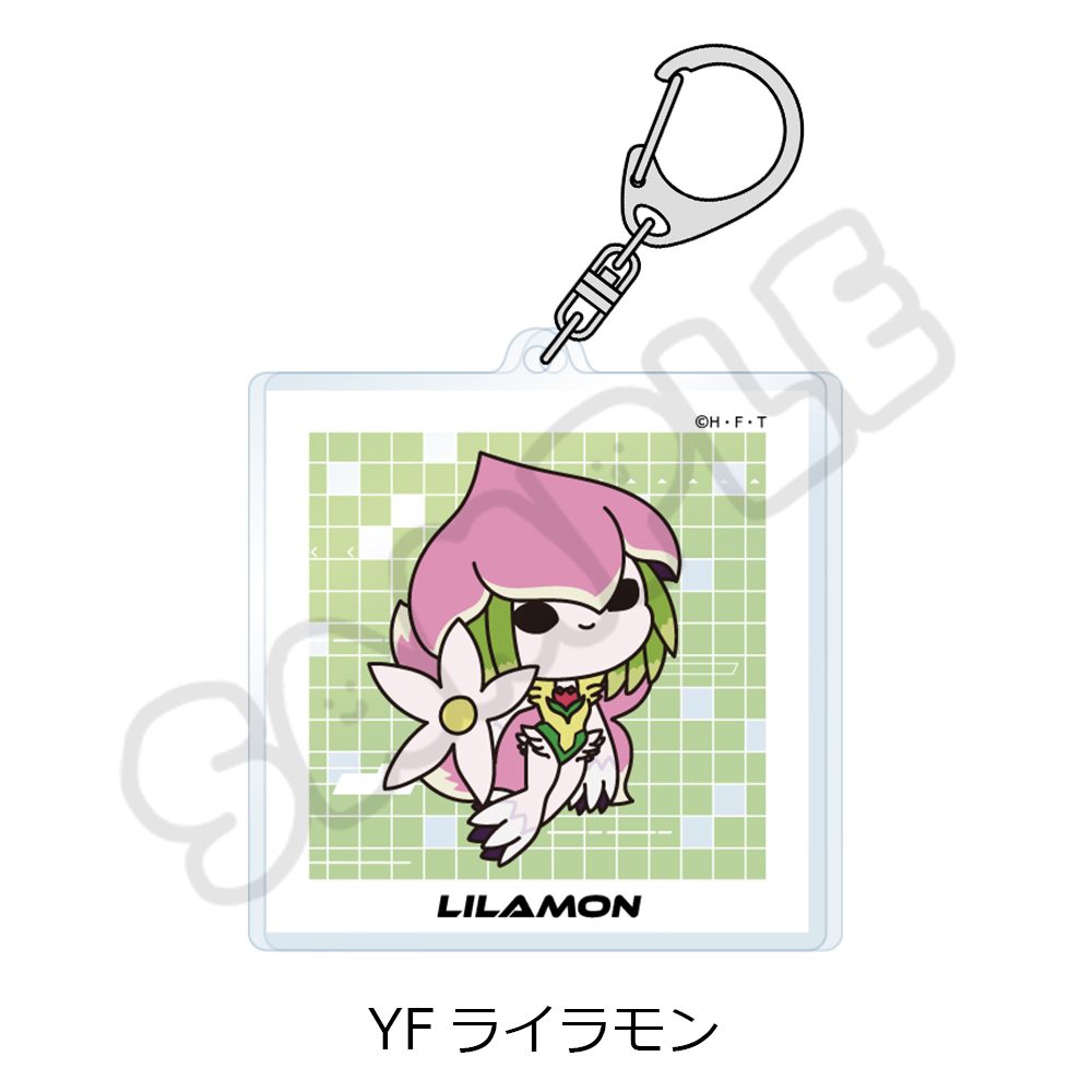 DIGIMON BEATBREAK 第3弾 アクリルキーホルダー YF ライラモン ("DIGIMON BEATBREAK" Vol. 3 Acrylic Key Chain YF Lilamon)