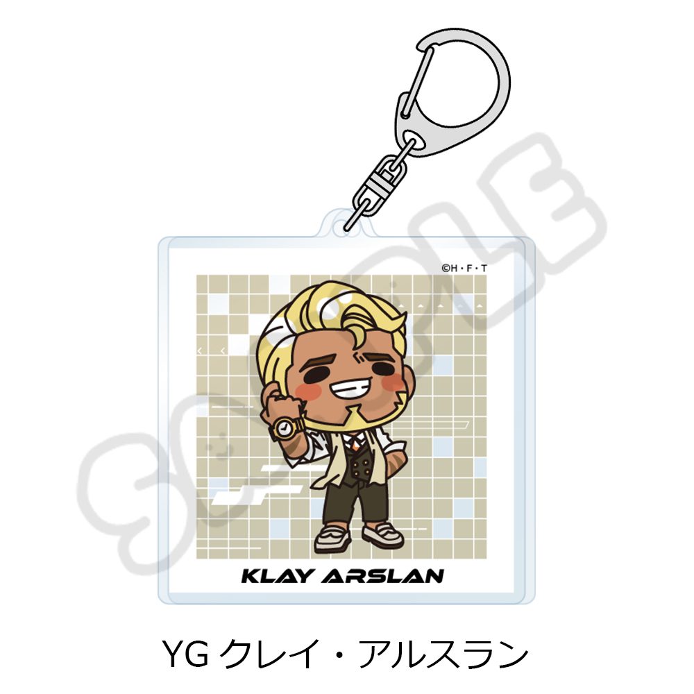 DIGIMON BEATBREAK 第3弾 アクリルキーホルダー YG クレイ・アルスラン ("DIGIMON BEATBREAK" Vol. 3 Acrylic Key Chain YG Klay Arslan)