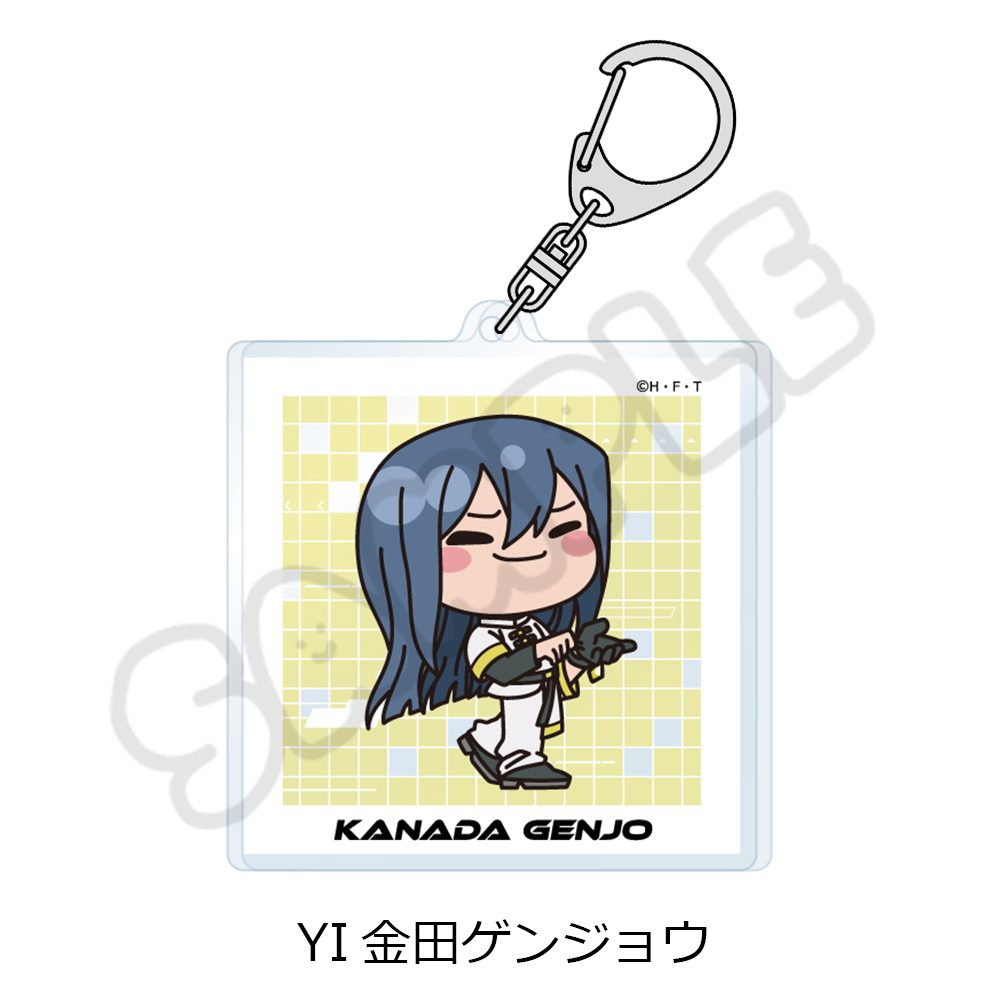 DIGIMON BEATBREAK 第3弾 アクリルキーホルダー YI 金田ゲンジョウ ("DIGIMON BEATBREAK" Vol. 3 Acrylic Key Chain YI Kanada Genjo)