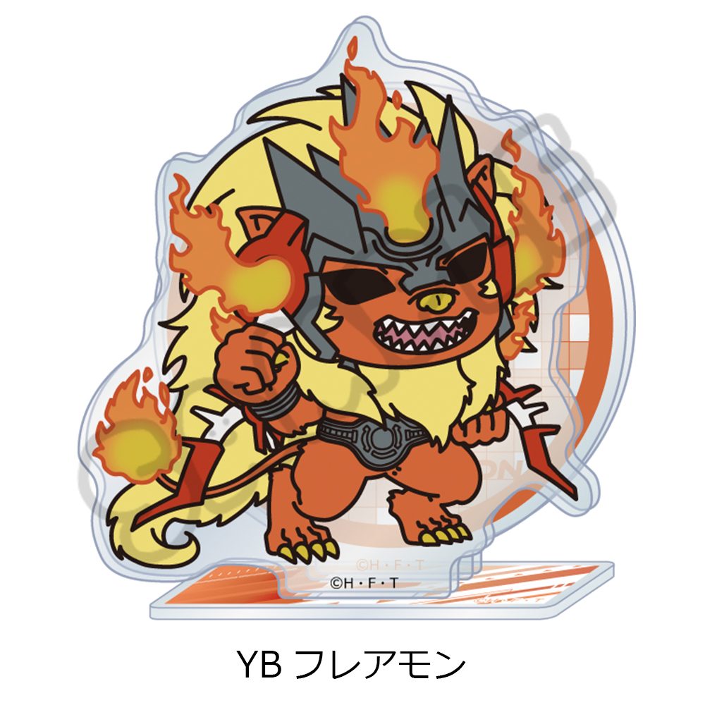 DIGIMON BEATBREAK 第3弾 アクリルスタンド YB フレアモン ("DIGIMON BEATBREAK" Vol. 3 Acrylic Stand YB Flaremon)