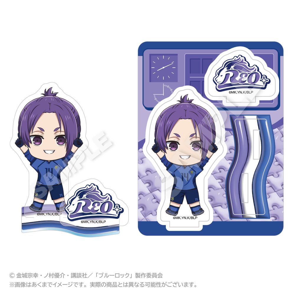 ブルーロック ぽいんつアクリルマスコット 御影玲王 ("Blue Lock" Points Acrylic Mascot Mikage Reo)