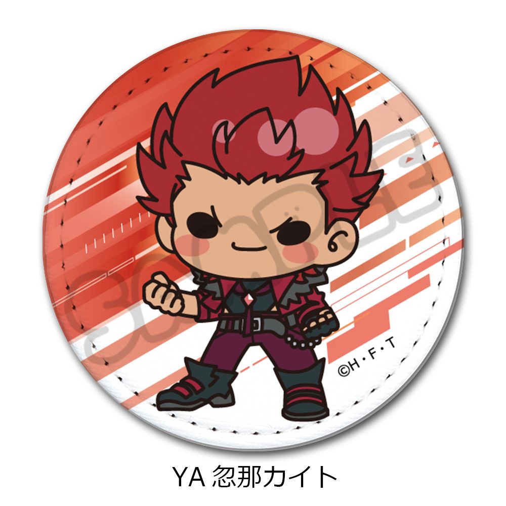 DIGIMON BEATBREAK 第3弾 レザーバッジ YA 忽那カイト ("DIGIMON BEATBREAK" Vol. 3 Leather Badge YA Kutsuna Kaito)