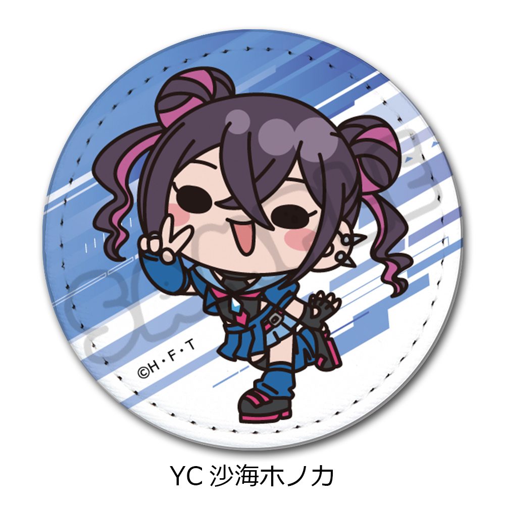 DIGIMON BEATBREAK 第3弾 レザーバッジ YC 沙海ホノカ ("DIGIMON BEATBREAK" Vol. 3 Leather Badge YC Sakai Honoka)