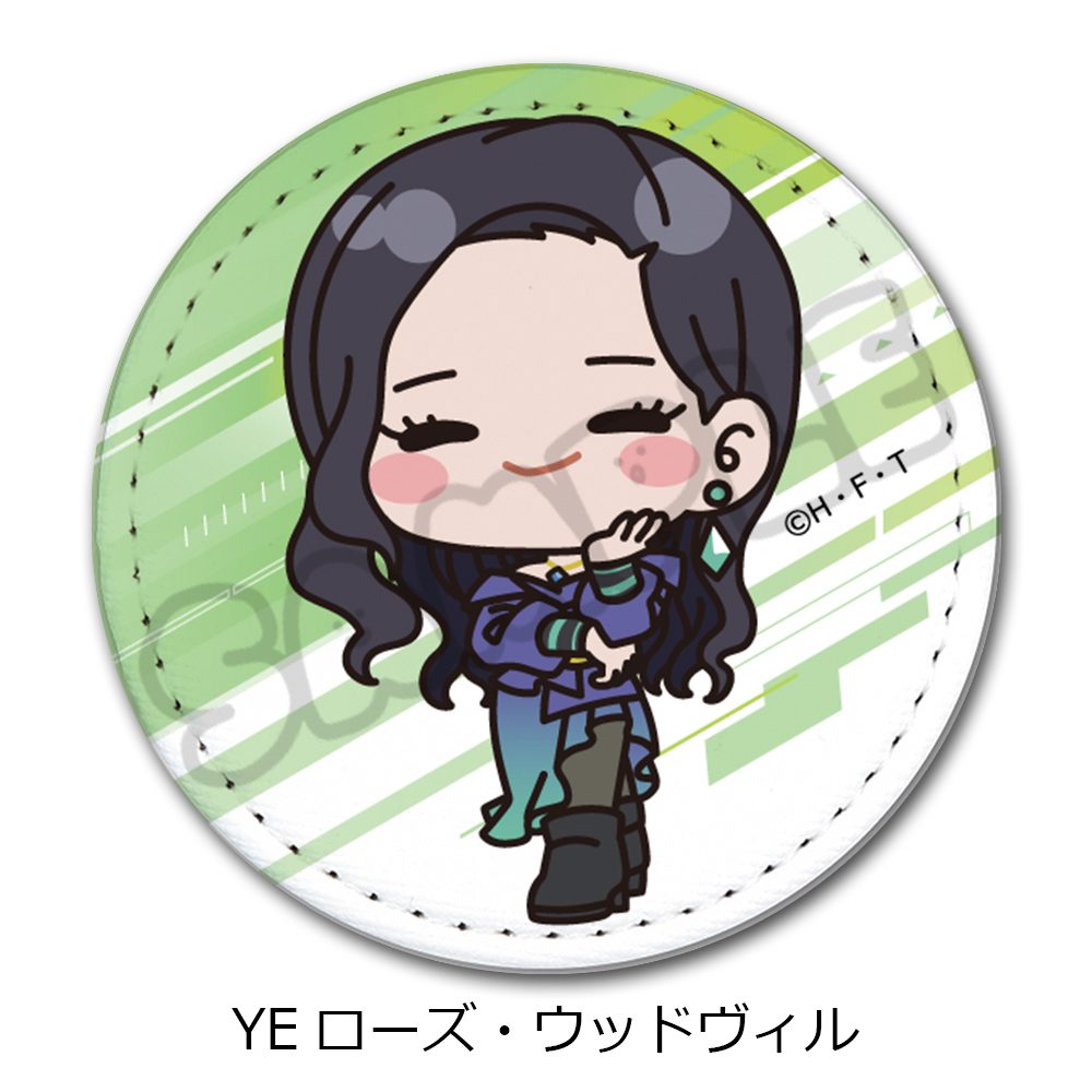 DIGIMON BEATBREAK 第3弾 レザーバッジ YE ローズ・ウッドヴィル ("DIGIMON BEATBREAK" Vol. 3 Leather Badge YE Rose Woodville)