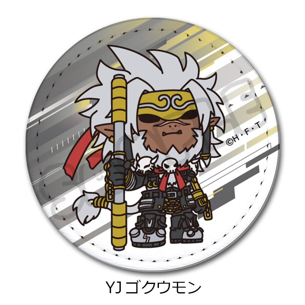DIGIMON BEATBREAK 第3弾 レザーバッジ YJ ゴクウモン ("DIGIMON BEATBREAK" Vol. 3 Leather Badge YJ Gokuwmon)