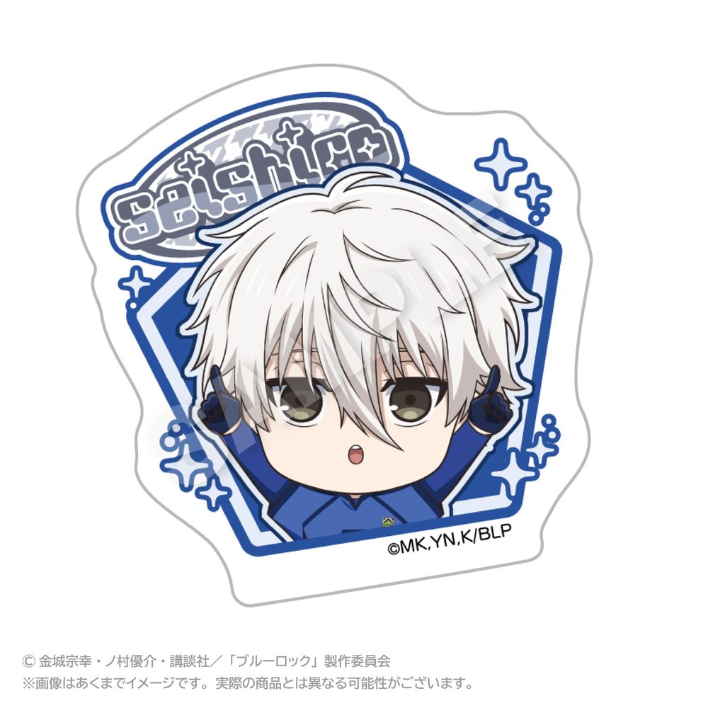 ブルーロック ぽいんつネームバッジ 凪誠士郎 ("Blue Lock" Points Name Badge Nagi Seishiro)