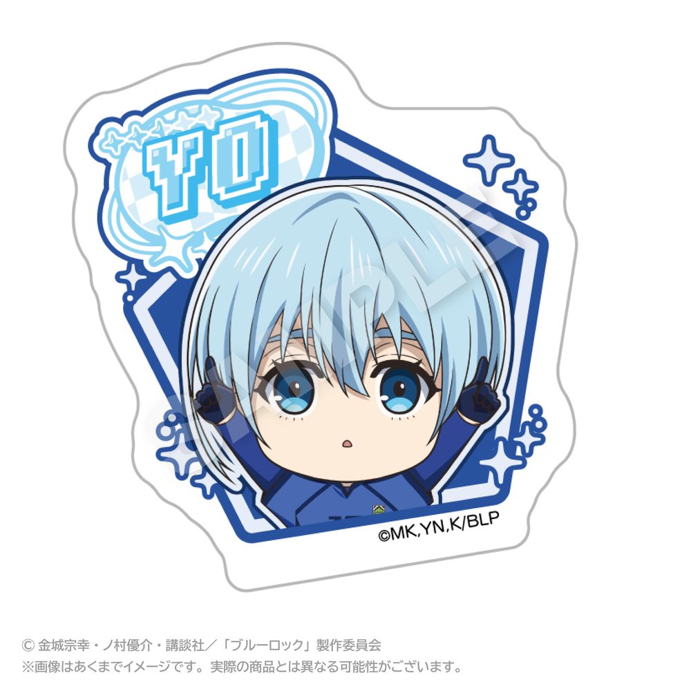ブルーロック ぽいんつネームバッジ 氷織羊 ("Blue Lock" Points Name Badge Hiori Yo)