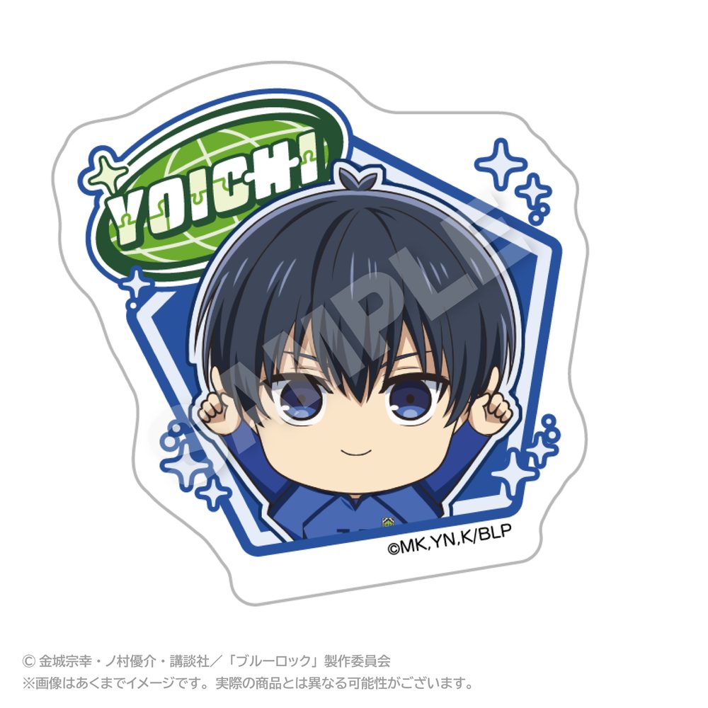 ブルーロック ぽいんつネームバッジ 潔世一 ("Blue Lock" Points Name Badge Isagi Yoichi)
