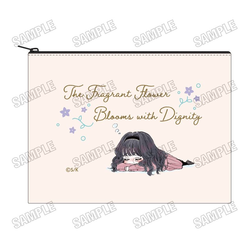 薫る花は凛と咲く ポーチ ("The Fragrant Flower Blooms with Dignity" Pouch)