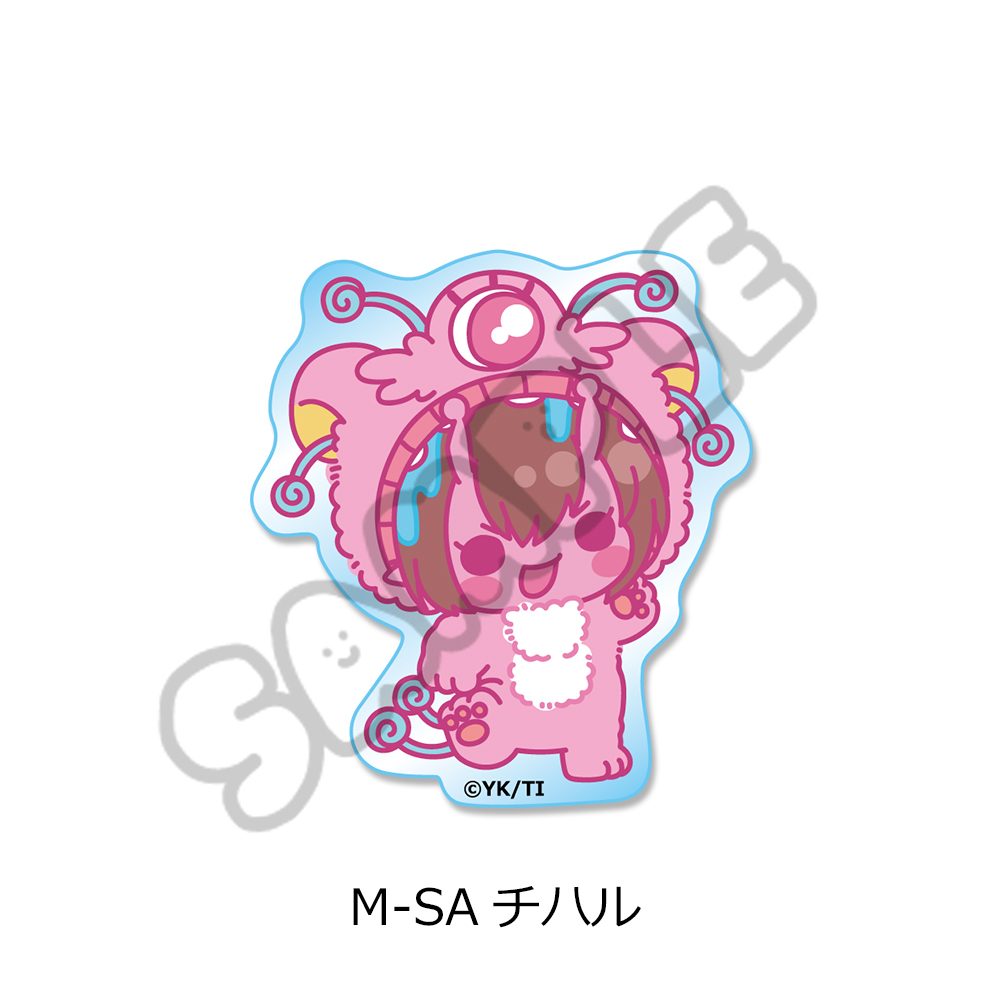 銀河特急 ミルキー☆サブウェイ クリアカードステッカー(mochocho第2弾) M-SA チハル ("MILKY SUBWAY THE GALACTIC LIMITED EXPRESS" Clear Card Sticker (mochocho Vol. 2) M-SA Chiharu)