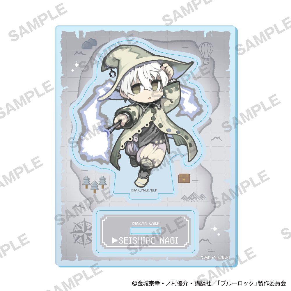 ブルーロック ミニキャラアクリルスタンド ロープレVer. 凪誠士郎 ("Blue Lock" Mini Character Acrylic Stand Role-playing Ver. Nagi Seishiro)