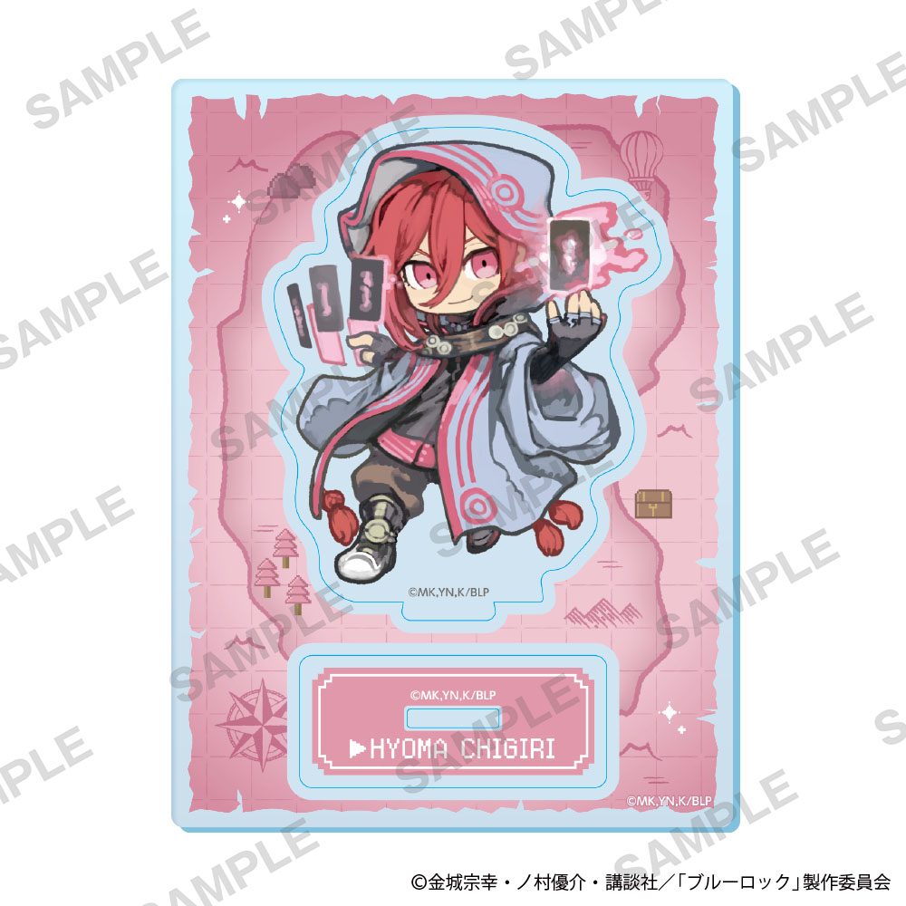 ブルーロック ミニキャラアクリルスタンド ロープレVer. 千切豹馬 ("Blue Lock" Mini Character Acrylic Stand Role-playing Ver. Chigiri Hyoma)