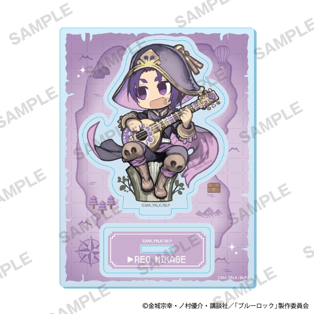 ブルーロック ミニキャラアクリルスタンド ロープレVer. 御影玲王 ("Blue Lock" Mini Character Acrylic Stand Role-playing Ver. Mikage Reo)