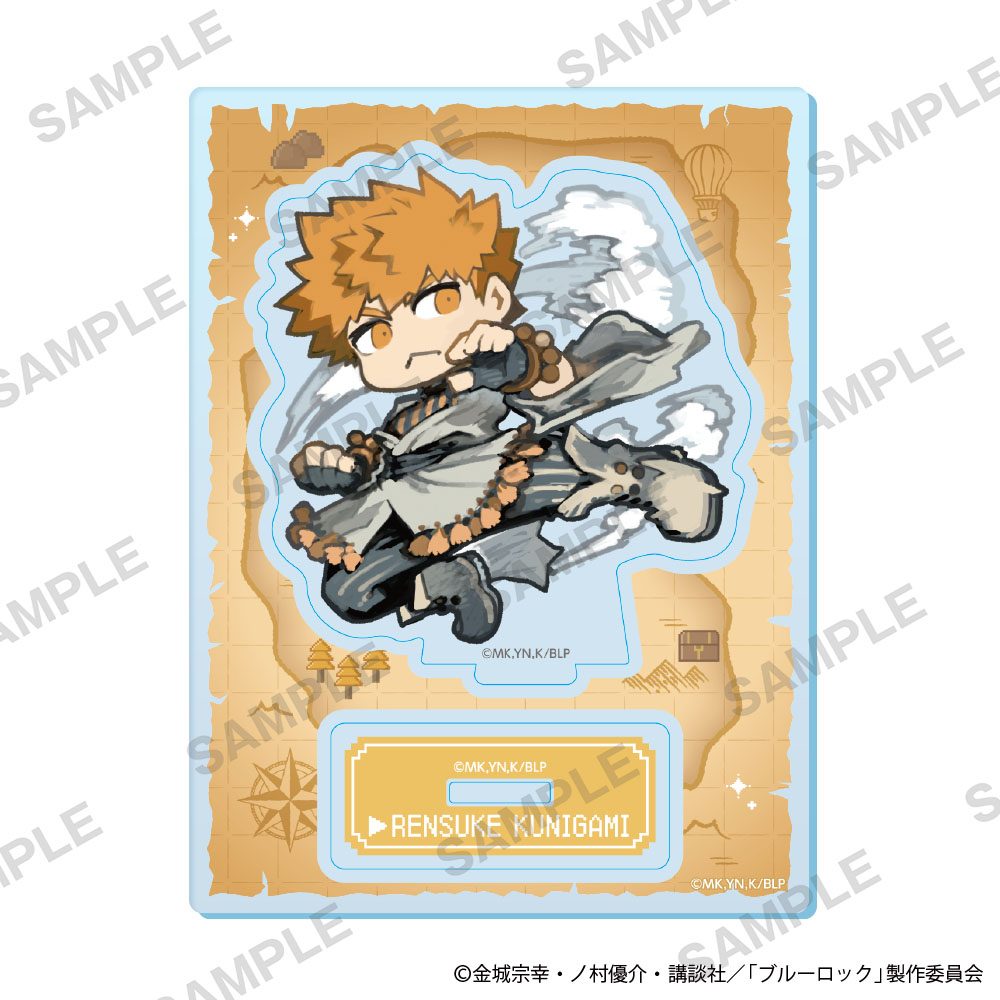 ブルーロック ミニキャラアクリルスタンド ロープレVer. 國神錬介 ("Blue Lock" Mini Character Acrylic Stand Role-playing Ver. Kunigami Rensuke)
