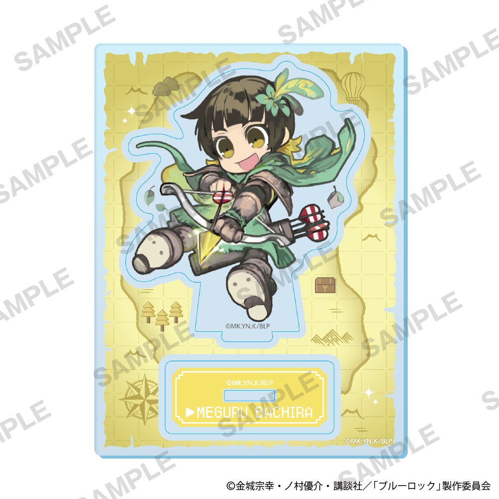ブルーロック ミニキャラアクリルスタンド ロープレVer. 蜂楽廻 ("Blue Lock" Mini Character Acrylic Stand Role-playing Ver. Bachira Meguru)