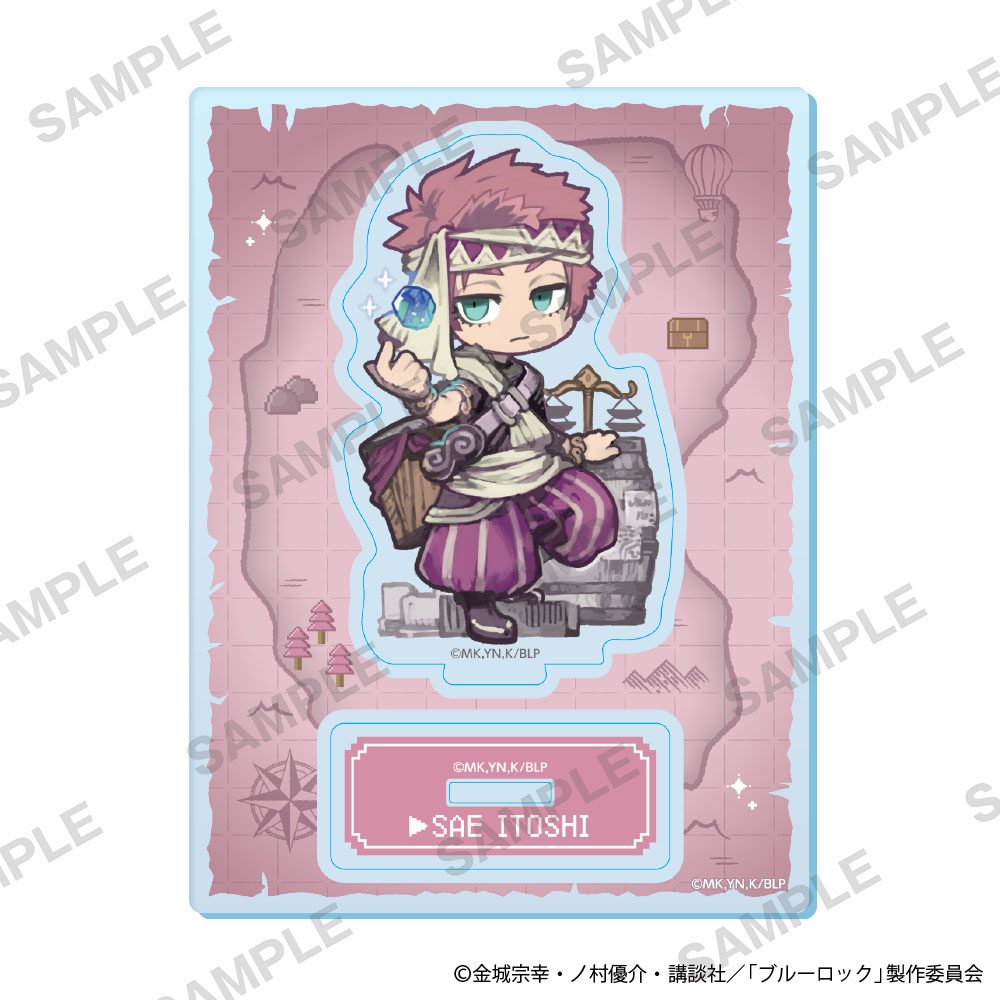 ブルーロック ミニキャラアクリルスタンド ロープレVer. 糸師冴 ("Blue Lock" Mini Character Acrylic Stand Role-playing Ver. Itoshi Sae)