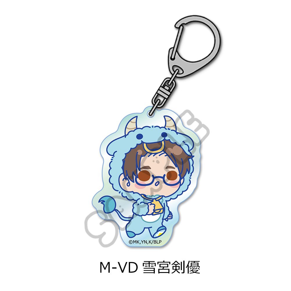 ブルーロック 第11弾 オーロラアクリルキーホルダー M-VD 雪宮剣優 ("Blue Lock" Vol. 11 Aurora Acrylic Key Chain M-VD Yukimiya Kenyu)