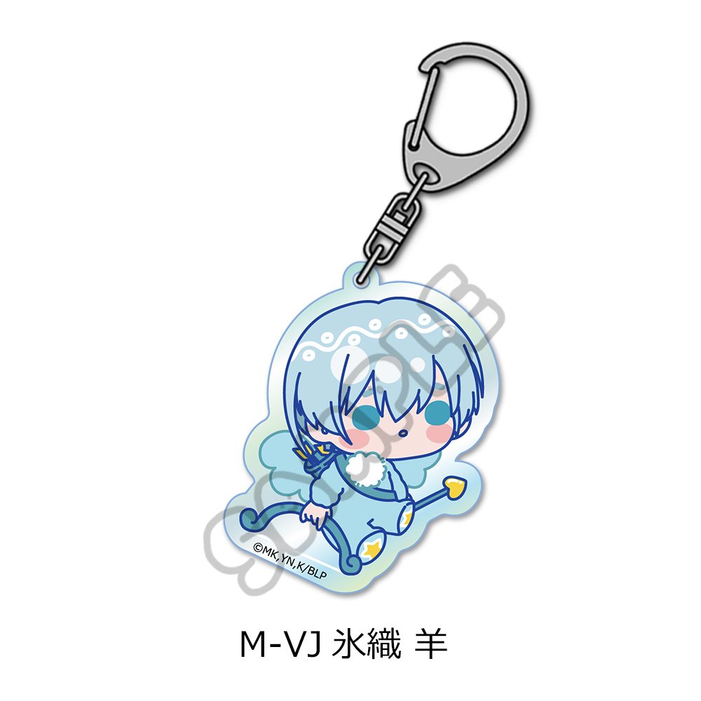 ブルーロック 第11弾 オーロラアクリルキーホルダー M-VJ 氷織羊 ("Blue Lock" Vol. 11 Aurora Acrylic Key Chain M-VJ Hiori Yo)