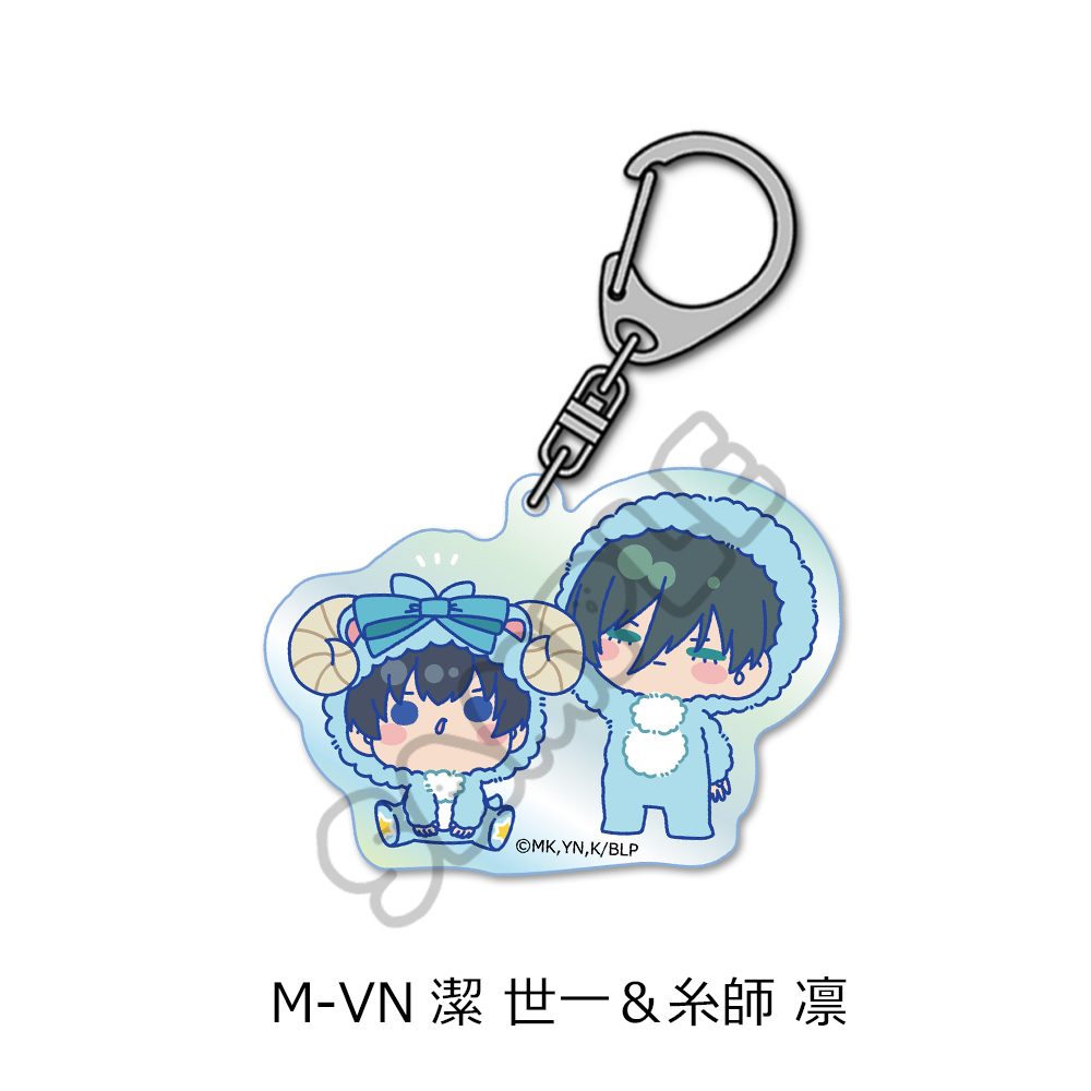 ブルーロック 第11弾 オーロラアクリルキーホルダー M-VN 潔世一&糸師凛 ("Blue Lock" Vol. 11 Aurora Acrylic Key Chain M-VN Isagi Yoichi & Itoshi Rin)