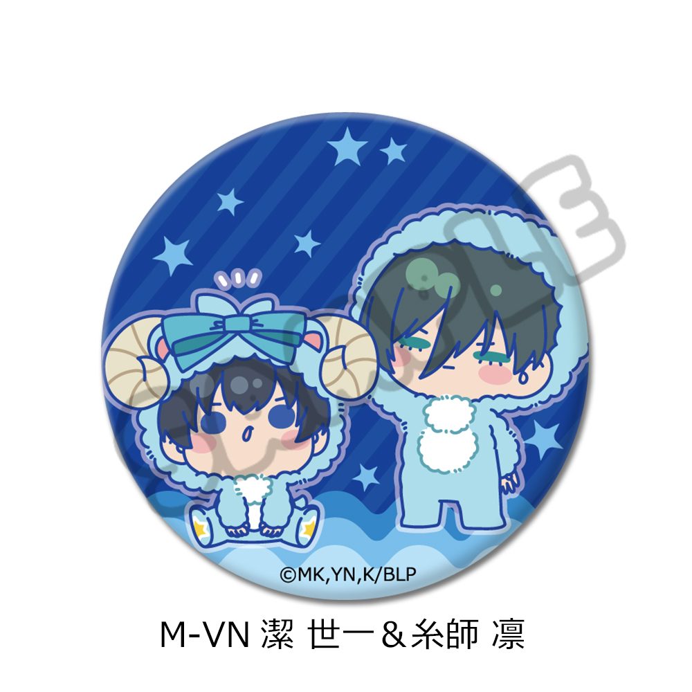 ブルーロック 第11弾 丸形缶バッジ(57mm) M-VN 潔世一&糸師凛 ("Blue Lock" Vol. 11 Round Can Badge (57mm) M-VN Isagi Yoichi & Itoshi Rin)