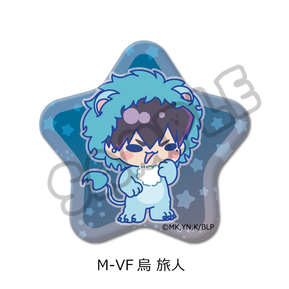 ブルーロック 第11弾 星型缶バッジ M-VF 烏旅人 ("Blue Lock" Vol. 11 Star Can Badge M-VF Karasu Tabito)