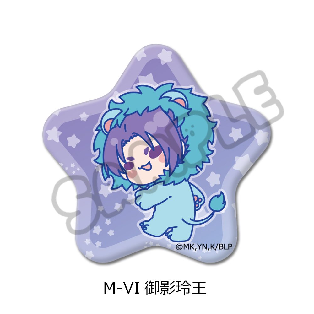 ブルーロック 第11弾 星型缶バッジ M-VI 御影玲王 ("Blue Lock" Vol. 11 Star Can Badge M-VI Mikage Reo)