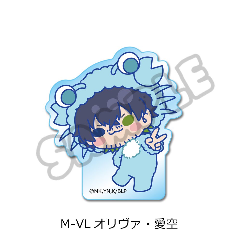ブルーロック 第11弾 アクリルミニブロック M-VL オリヴァ・愛空 ("Blue Lock" Vol. 11 Acrylic Mini Block M-VL Oliver Aiku)