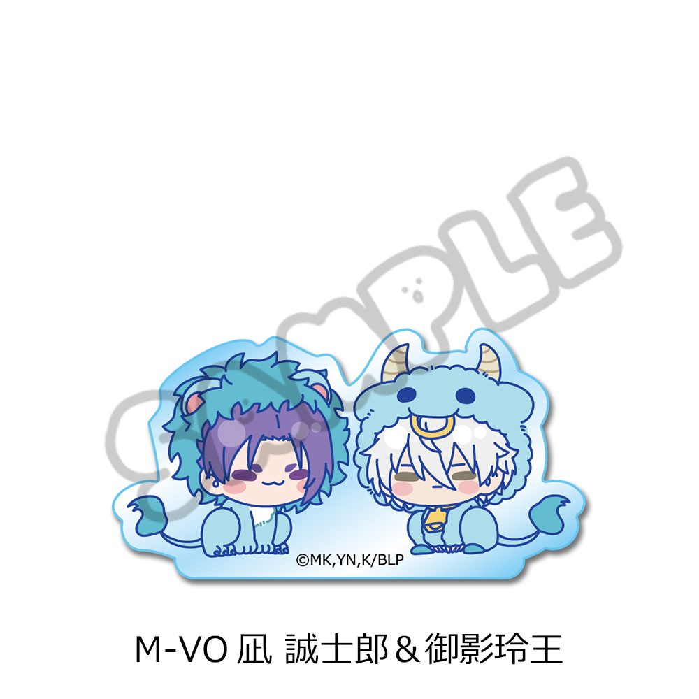 ブルーロック 第11弾 アクリルミニブロック M-VO 凪誠士郎&御影玲王 ("Blue Lock" Vol. 11 Acrylic Mini Block M-VO Nagi Seishiro & Mikage Reo)