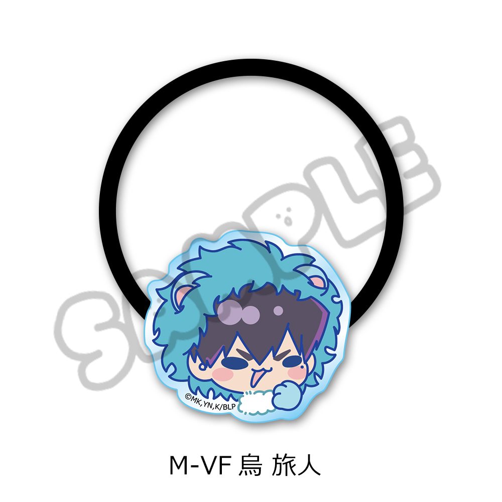 ブルーロック 第11弾 アクリルヘアゴム M-VF 烏旅人 ("Blue Lock" Vol. 11 Acrylic Hair Accessory M-VF Karasu Tabito)