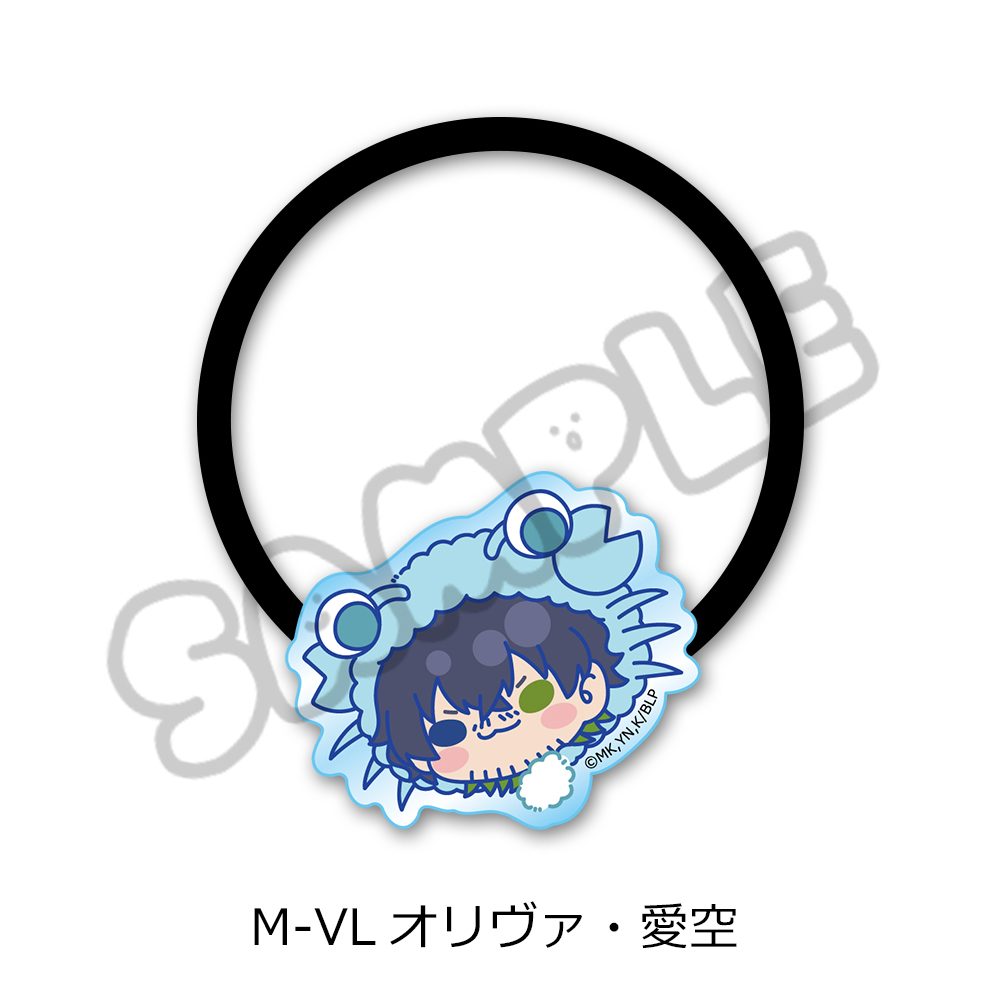 ブルーロック 第11弾 アクリルヘアゴム M-VL オリヴァ・愛空 ("Blue Lock" Vol. 11 Acrylic Hair Accessory M-VL Oliver Aiku)