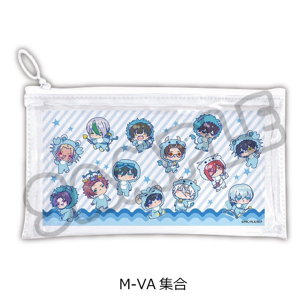 ブルーロック 第11弾 フラットクリアポーチ M-VA 集合 ("Blue Lock" Vol. 11 Flat Clear Pouch M-VA Group)