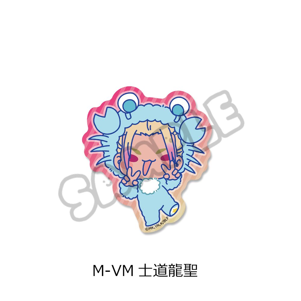 ブルーロック 第11弾 クリアステッカー M-VM 士道龍聖 ("Blue Lock" Vol. 11 Clear Sticker M-VM Shidou Ryusei)