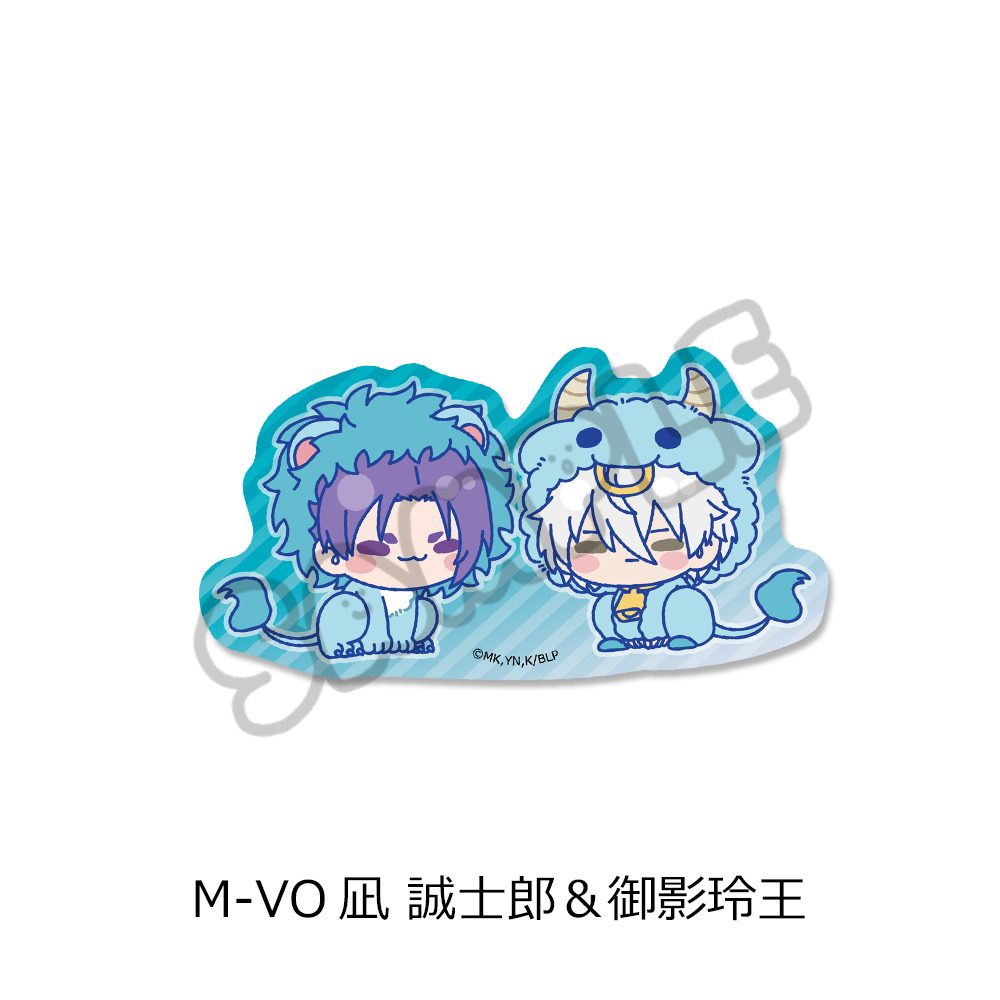 ブルーロック 第11弾 クリアステッカー M-VO 凪誠士郎&御影玲王 ("Blue Lock" Vol. 11 Clear Sticker M-VO Nagi Seishiro & Mikage Reo)