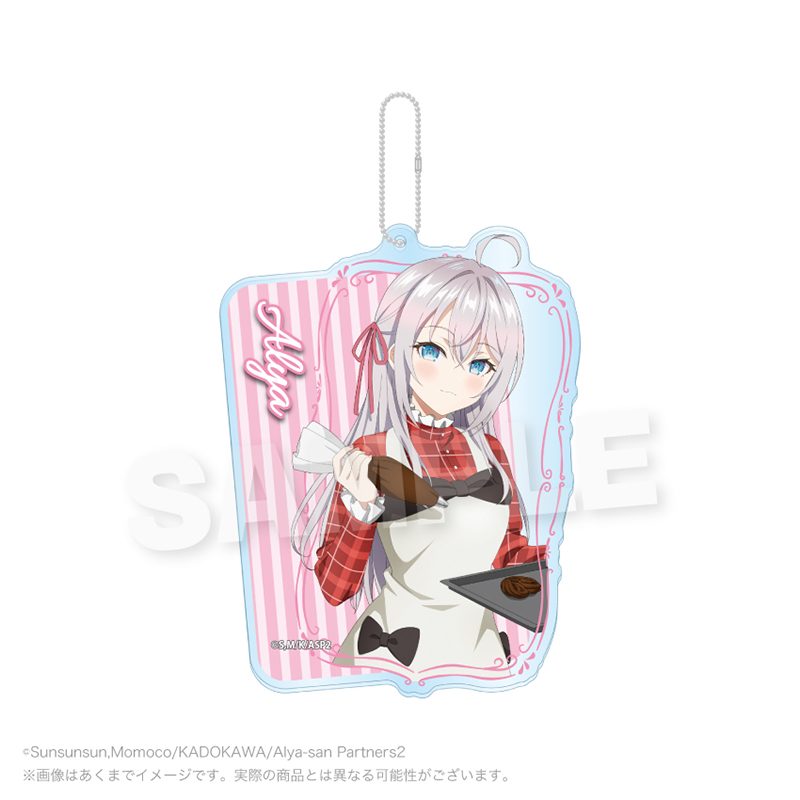 時々ボソッとロシア語でデレる隣のアーリャさん ビッグアクリルキーホルダー アーリャB ("Alya Sometimes Hides Her Feelings in Russian" Big Acrylic Key Chain Alya B)