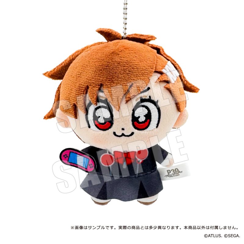 P30th 主人公×ぶくぶ ぬいぐるみマスコット 05 P3P ("Persona" Series P30th Protagonist x Bkub Plush Mascot 05 P3P)