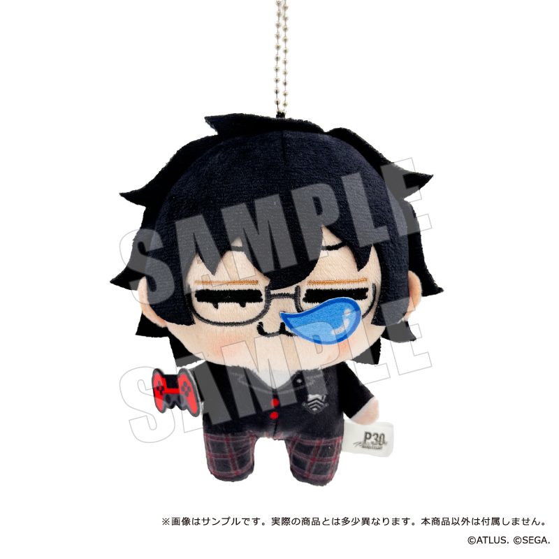 P30th 主人公×ぶくぶ ぬいぐるみマスコット 07 P5 ("Persona" Series P30th Protagonist x Bkub Plush Mascot 07 P5)