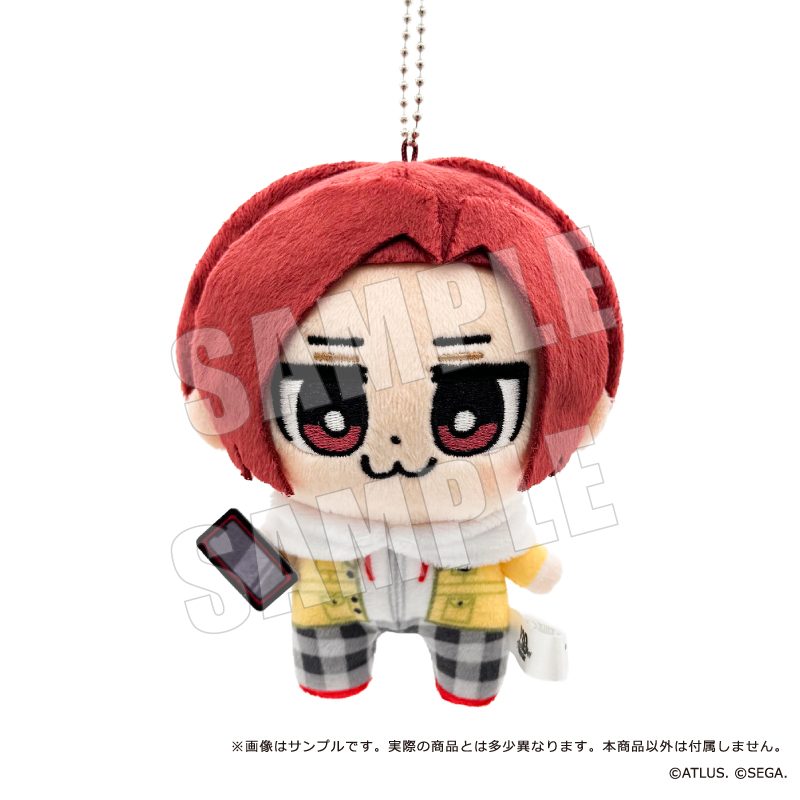 P30th 主人公×ぶくぶ ぬいぐるみマスコット 08 P5X ("Persona" Series P30th Protagonist x Bkub Plush Mascot 08 P5X)