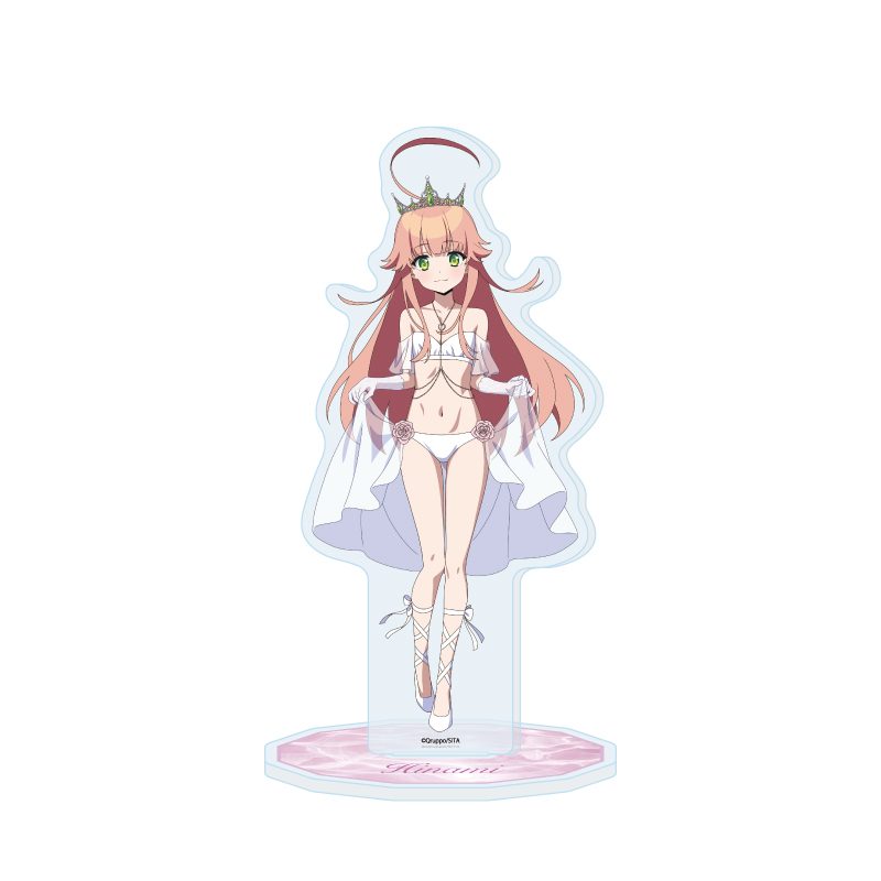 アクリルスタンド ぬきたし THE ANIMATION 06 渡会ヒナミ 水着ウェディングVer.(描き下ろしイラスト) (Acrylic Stand "Nukitashi THE ANIMATION" 06 Watarai Hinami Swimwear Wedding Ver. (Original Illustration))