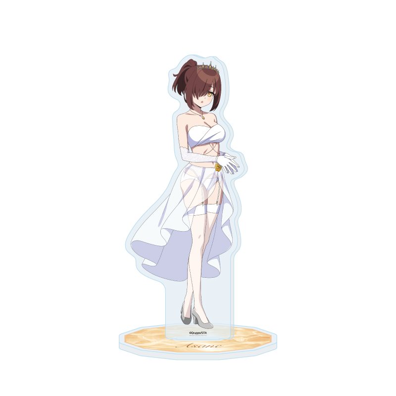 アクリルスタンド ぬきたし THE ANIMATION 08 橘麻沙音 水着ウェディングVer.(描き下ろしイラスト) (Acrylic Stand "Nukitashi THE ANIMATION" 08 Tachibana Asane Swimwear Wedding Ver. (Original Illustration))
