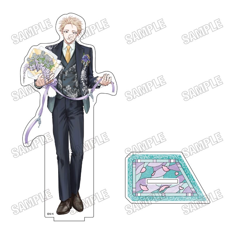 薫る花は凛と咲く 描き下ろしBIGアクリルスタンド 1 紬凛太郎 ("The Fragrant Flower Blooms with Dignity" Original Illustration Big Acrylic Stand 1 Tsumugi Rintaro)